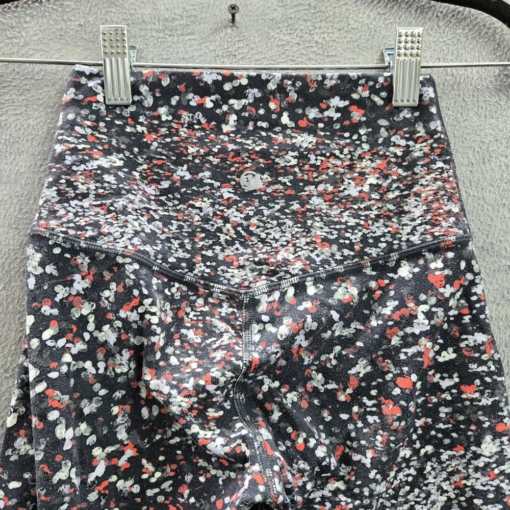 Lululemon‎ Women Activewear Pants 2 Black Align HR Legging Floral Yoga 22